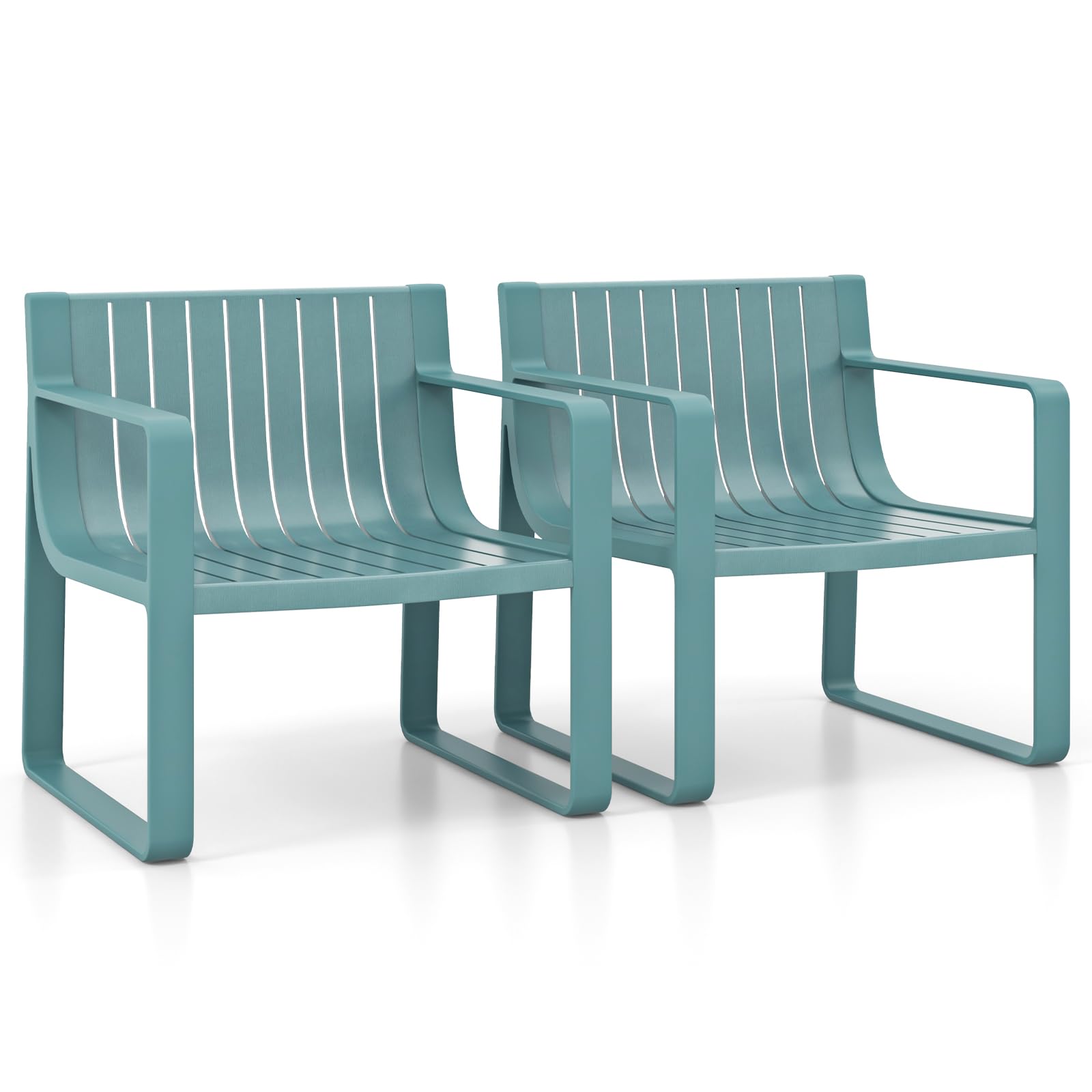 Lot de 2/4 chaises de patio Tangkula